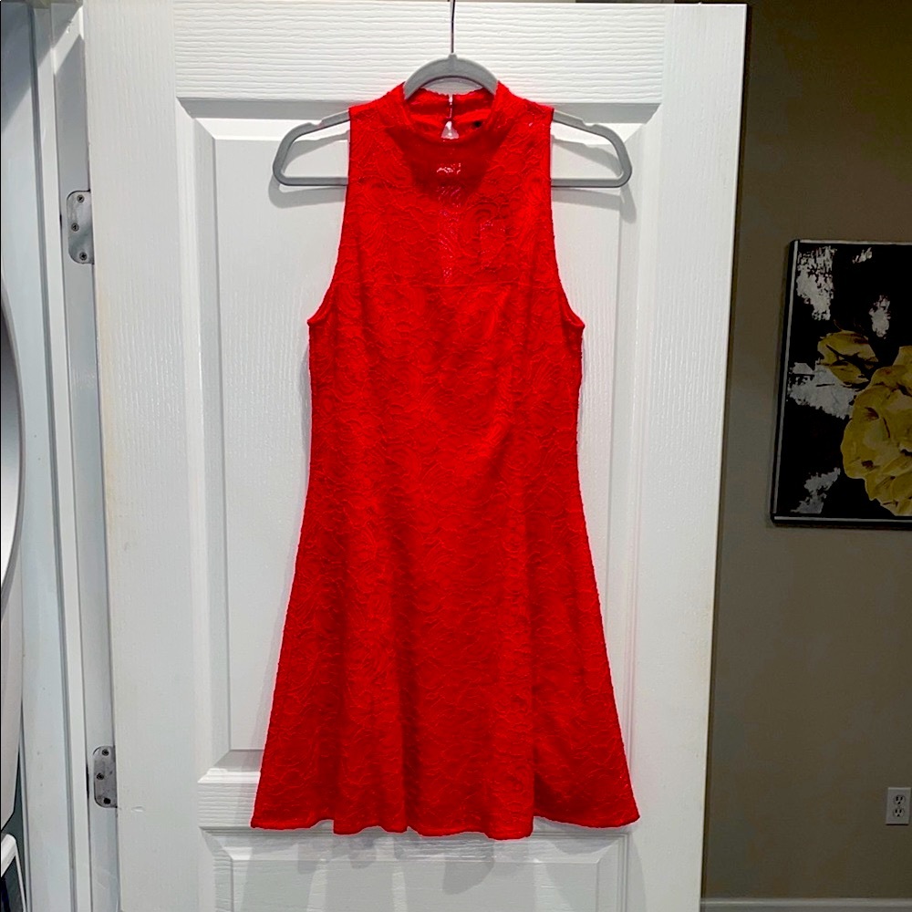 GUESS Women's Red Dress- NWT- medium